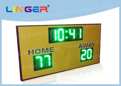China Regular Function LED Electronic Scoreboard For University 900mm*1500mm*90mm for sale