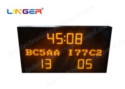 China Multi Functional Led Electronic Scoreboard Football With Iron / Steel Frame for sale