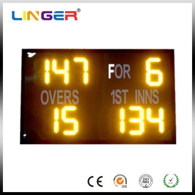 China Outdoor Easy Operation Cricket Digital Scoreboard With 2 Years Warranty for sale