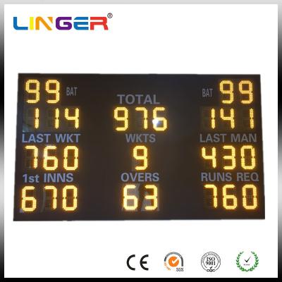 China Large Size Led Cricket Scoreboard For Outside With CE / ROHS Approved for sale
