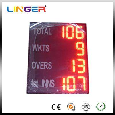China Lightweight Indoor Type Electronic Cricket Scoreboard Easy Installation for sale