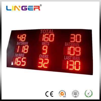 China Linger Strong Stability Led Electronic Cricket Scoreboard With Waterproof Cabinet for sale