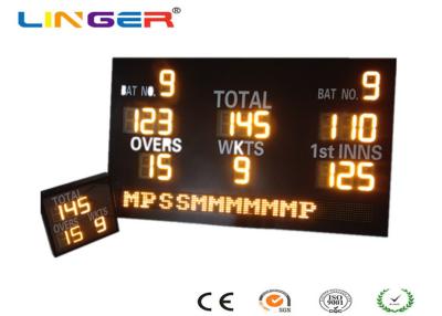 Chine Tableau indicateur électronique de sports du cricket AC220V/110V avec le Cabinet de cadre de fer à vendre