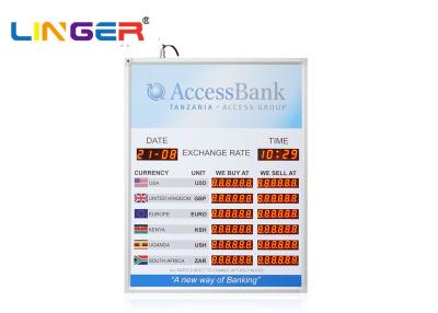 China Iraq / Nigeria / Exchange Rate Display , Bank Led Currency Exchange Board for sale
