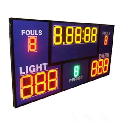 China Multi Sport LED Digital Basketball Scoreboard With Shot Clock Timer / Inside Loud Buzzer for sale