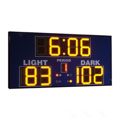 China 110V ~ reloj del juego de baloncesto 250V, marcador electrónico del baloncesto con el reloj de tiro en venta
