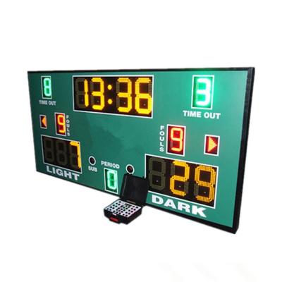 China 3 Colors LED Basketball Scoreboard With Wireless PC Software Controller for sale
