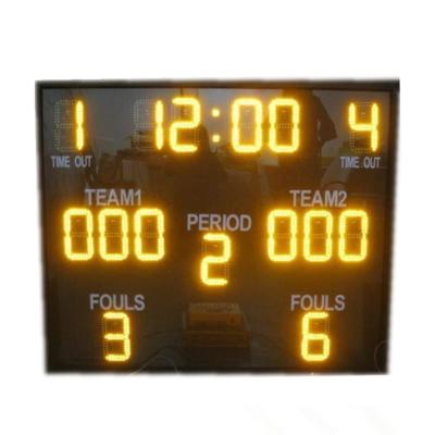 China 8'' 200mm Portable Scoreboard Basketball Electronic Scoreboard With Shot Clock  for sale