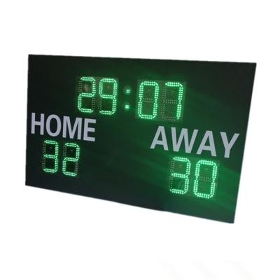China Green Color Led Digits With White Color Stickers Led Football Scoreboard For Football Field for sale
