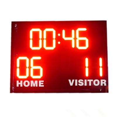 China Easy Operation Controller Box LED Football Scoreboard with High Brightness Led for sale