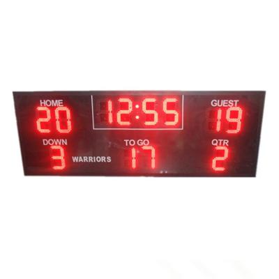 China Portable Digital Scoreboard , Wireless Football Scoreboard Back Maintenance for sale