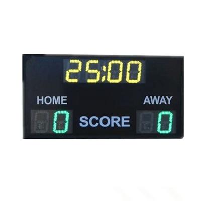 China Outdoor 10'' 254mm Digit Green / Yellow Electronic Soccer Scoreboard for sale
