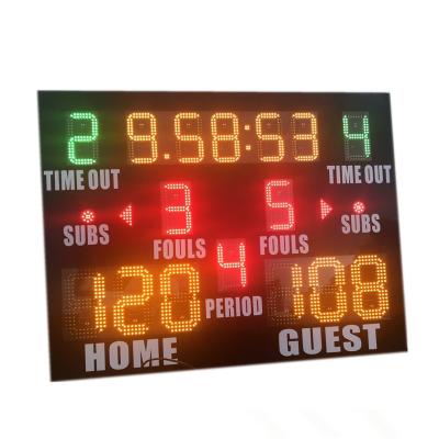 China Popular Size Small High School Basketball Scoreboard With Standard Layout for sale