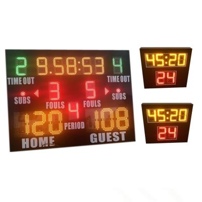 China World Cup Same Type LED Basketball Scoreboard , Portable Basketball Scoreboard for sale