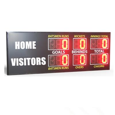 China Traditional Aussie Rules AFL Electronic Scoreboard  900MM X 2650MM X 100MM for sale