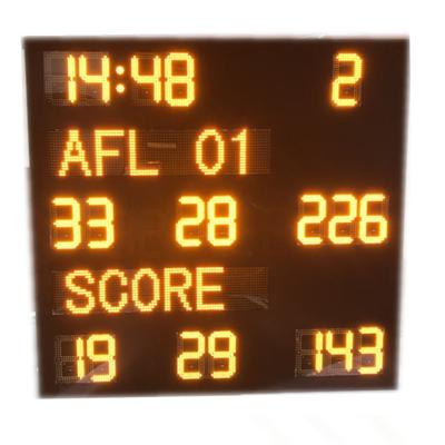 China Aluminum Alloy AFL Scoreboard , Led Football Scoreboard With IP65 Waterproof Cabinet for sale