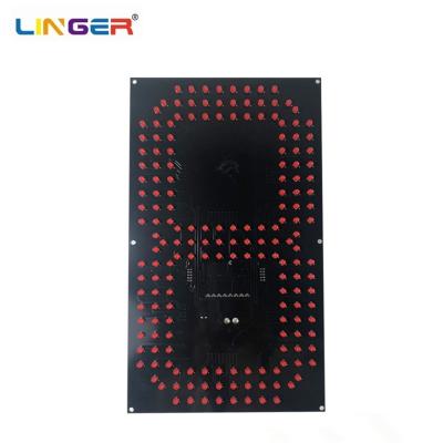 China 12 Inch LED Digital Board 7 Segment Digit Of Leds In Red Color Wide View Angle for sale