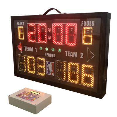 China Light Aluminum Frame Portable Electronic Scoreboard 860mm * 550mm * 100mm for sale