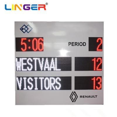 China Moving Stand Full Color Scoreboard With Team Name for sale