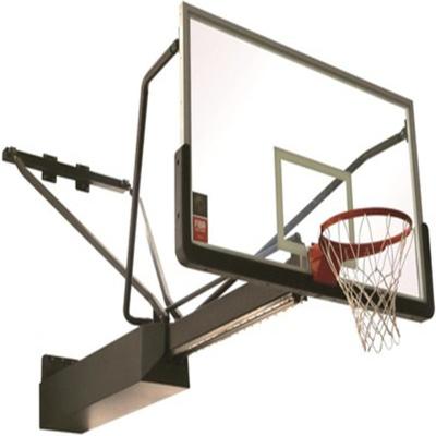 China Electric Folding Suspended Basketball Backstop Steel Aluminum for sale