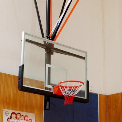 China BackBoard Fixed Ceiling Mounted Basketball Hoop 1.83m X 1.22m for sale