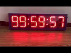 Six Digits City Marathon Race Electronic Clock Wireless With Battery