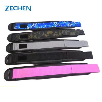 China Men Women Gym Fitness Weight Lifting Belt Nylon Crossfit Waist Support for sale