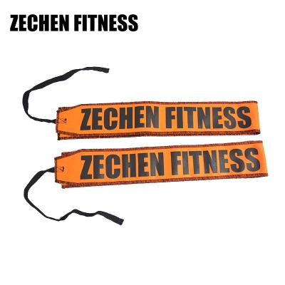 China Strength Olympic Lifting Orange Wrist Wraps For Weightlifting Powerlifting for sale