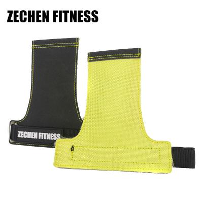 China Strong Fingerless Crossfit Grips 1.8 Mm Hand Protection Gloves Kevlar Fabric Gymnastics for sale