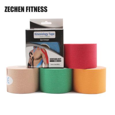 China Muscle Elastic Adhesive Bandage Water Athletic Tape K Tape Ankle Kinesiology Tape for sale