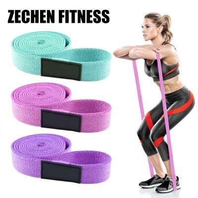 China 2000mm Resistance Loop Bands Pull Ups Exercise Elastic Fabric Set Workout for sale
