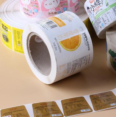 China La preparación de encargo de la comida etiqueta etiquetas personalizadas del tarro del atasco en venta