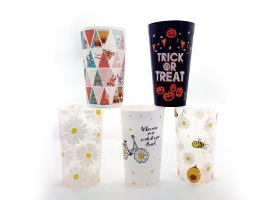 China Printed Cup Injection Plastic Tumbler IML Waterproof Food Labels for sale