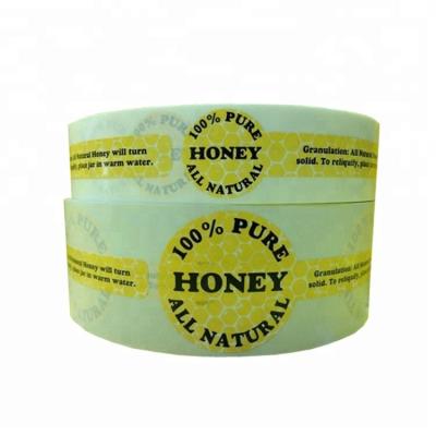 China Honey Jar Seal Labels healthy food product labels for sale