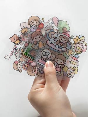 China Etiquetas impermeáveis permanentes do ornamento do ofício de papel para meninas à venda