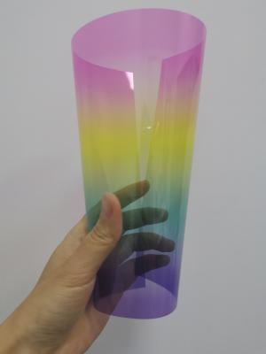 China Laser que acaba la etiqueta engomada del parte movible de la etiqueta del PVC que corta con tintas para la taza y el vaso autos en venta