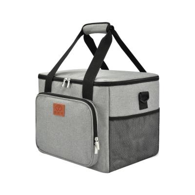 Chine Wholesale and Custom Pattern cooler bag Grocery Freezable delivery lunch insulated cooler bags à vendre