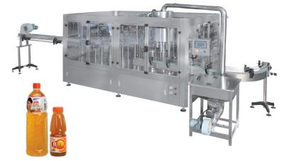 China Stainless Steel 4 in 1 6000 BPH Automated Bottling Machine for sale