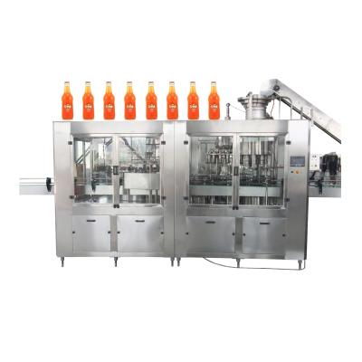China 2450*1800*2200mm 6.68kw 6000 BPH Monoblock Bottling Machine for sale