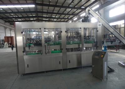 China Silver Gray 3 In 1 Monobloc Carbonated Drink Bottling Machine for sale