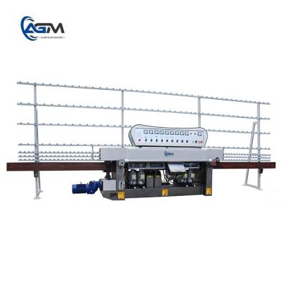 China Vertical CE Glass Edge Grinding Machine 9 Motors For Double Edge for sale