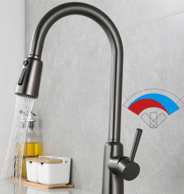 China SUS304 Stainless Steel Kitchen Tap Pull Down Sprayer 3 Functions for sale