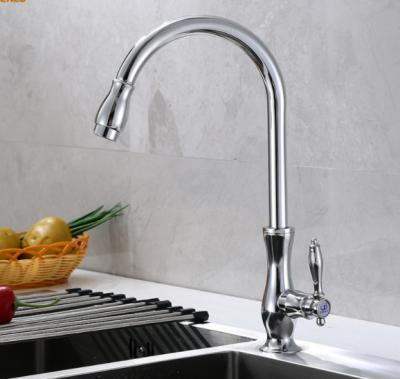 China Zinc SS Spout Kitchen Faucet Only Cold Water Single Handle for sale