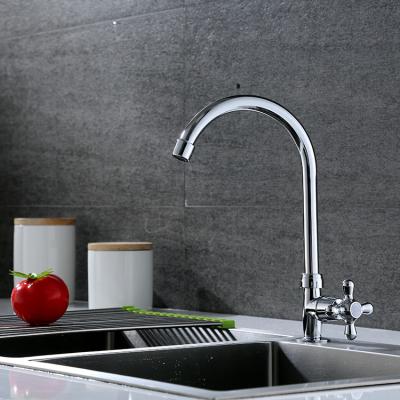 China Single Handle Kitchen Cold Only Faucets Chrome for sale