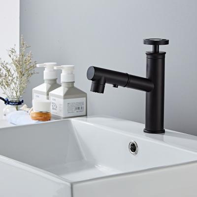 China 360 Degree Swivel Pull Out Basin Tap Bathroom Basin Faucets for sale