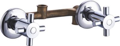 China Zinc 2 Handles Wall Mounted Shower Valve Cold Only In Chrome for sale