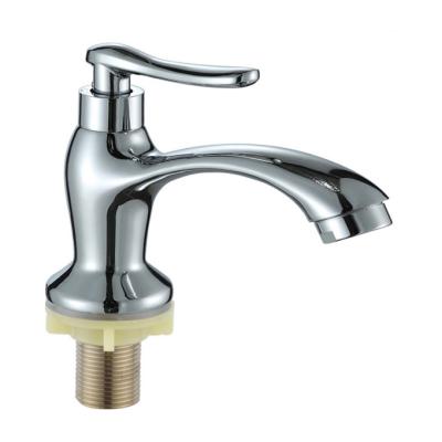 China Stainless Steel Cold Water Basin Tap L Shaped Single Handle Lavatory Faucet for sale