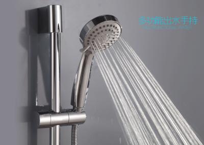 China Ergonomic ABS Shower Head In Chrome 3 Spray Removable Shower Head for sale