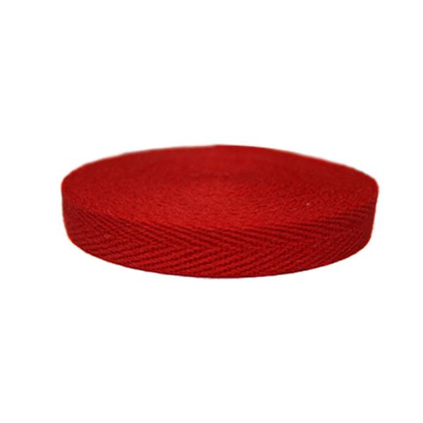 Quality Customized Cotton Twill Webbing 1cm Herringbone Webbing Tape for sale