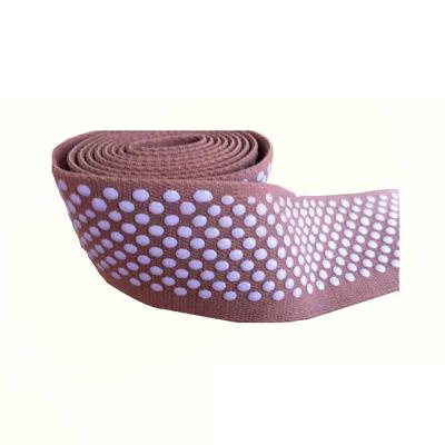 China 5cm Silicone No Slip Elastic Gripper Tape For Compression Stockings for sale